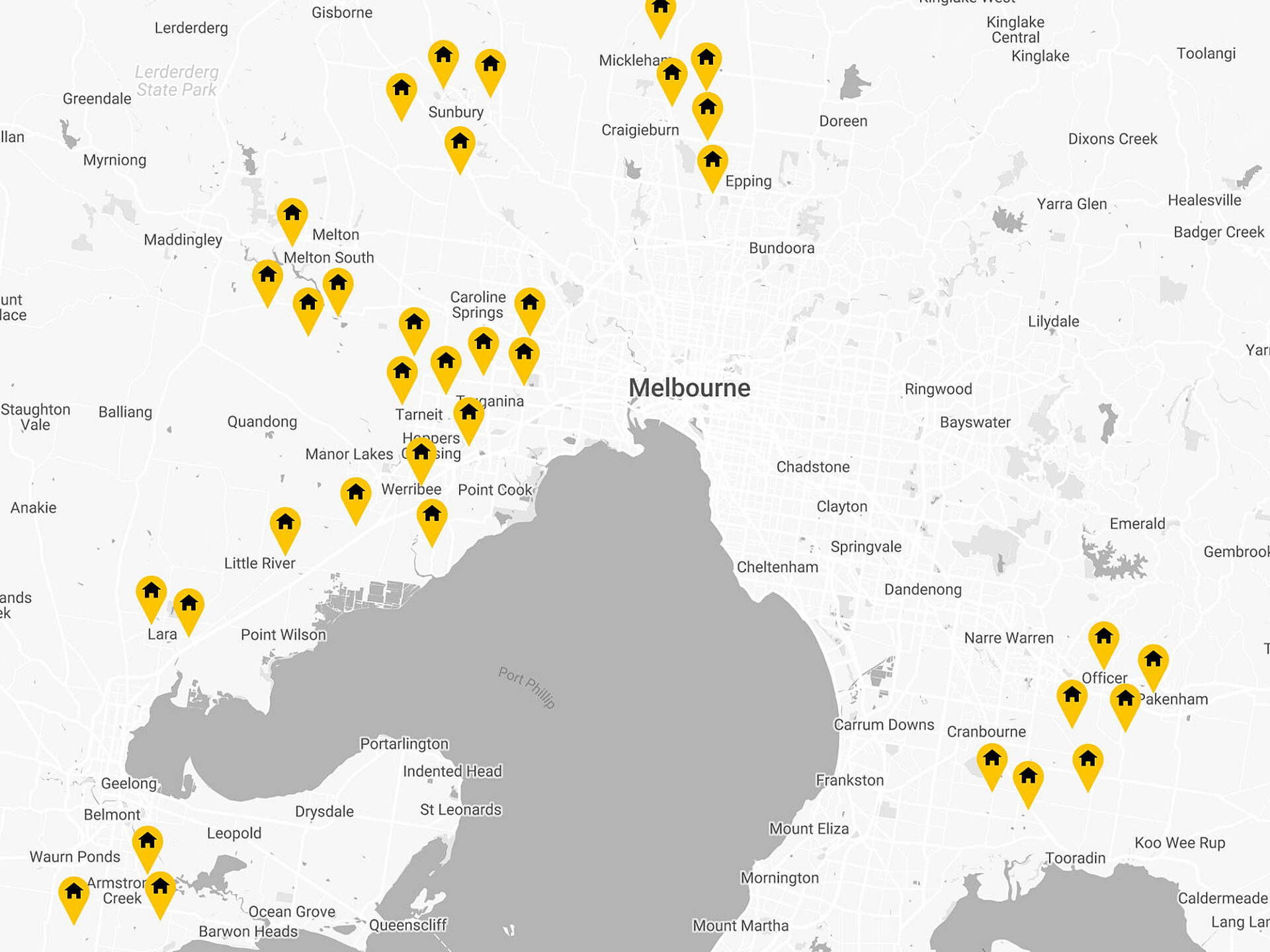 HL Map VIC Pins